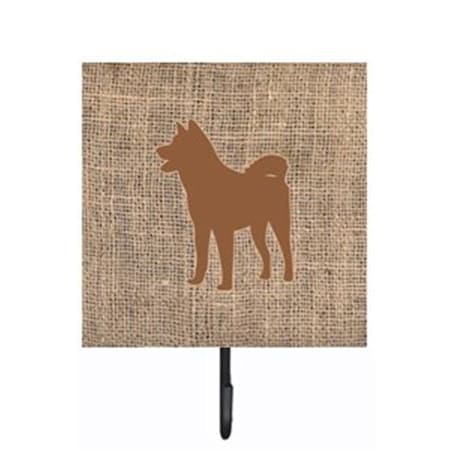 Carolines Treasures Akita Burlap and Brown Leash Or Key Holder BB1082-BL-BN-SH4